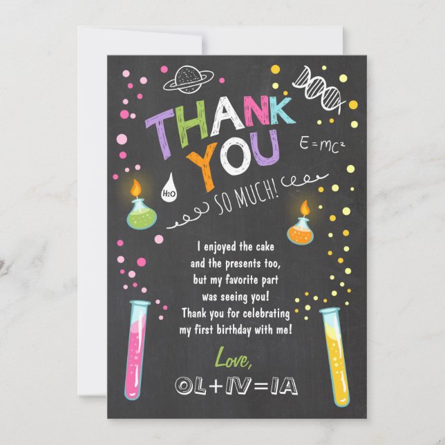 Note d'anniversaire d'expérience de carte de (Devant)