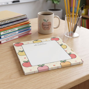 Note de l'enseignant Bloc-notes à motif de pomme