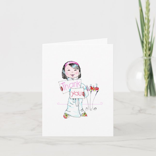 Note de Merci de partie de Spa'thday (Devant)