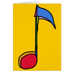 note de musique colorée