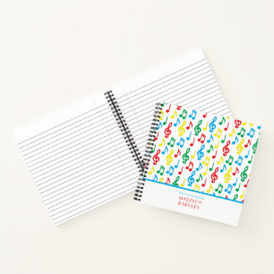 Note de musique Professeur de musique Cahier