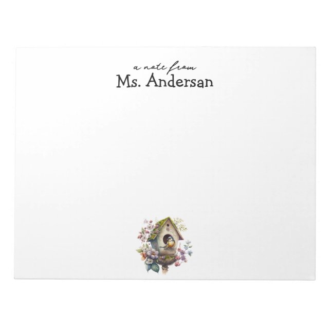 Note de nid de cacao du Bloc-notes (Devant)