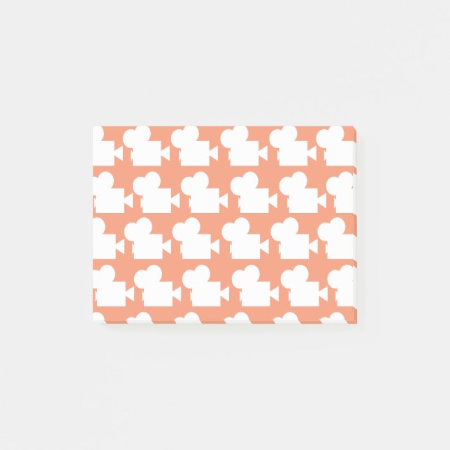 Note de post-it d'appareil-photo 4x3 (Devant)