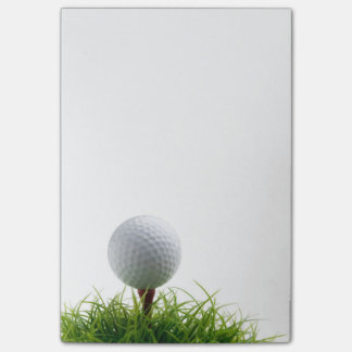 Note de post-it de golf