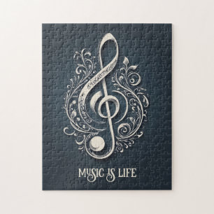 Note für benutzerdefinierten Text Musical Clef