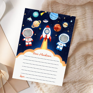 Note Message Card für die äußere Trägerrakete Einladung