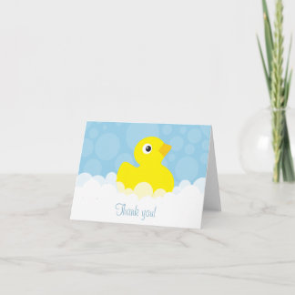 Note mignonne en caoutchouc de Merci - bleu