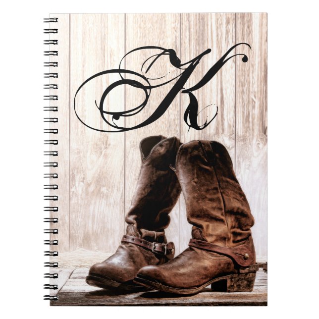 Note personnalisée Boots du livre pays Rustic West (Devant)