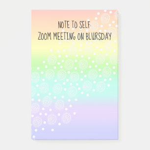 Note to Self-Bljeudi Rainbow Post-It Notes