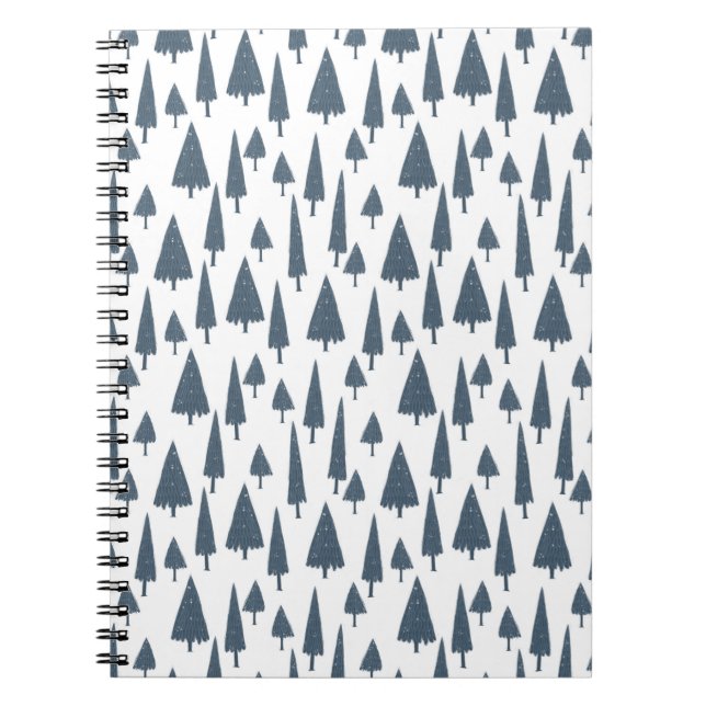 Notebook (16,5 x 22,2cm) - Weihnachtsmuster Notizblock (Vorderseite)