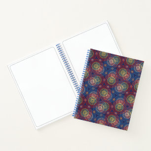 Notebook-Abstrakte Kreise Notizbuch