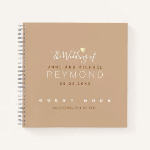 Notebook als Hochzeitsgast Notizbuch
