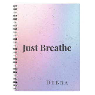 Notebook 'Atme einfach ruhig' Notizblock