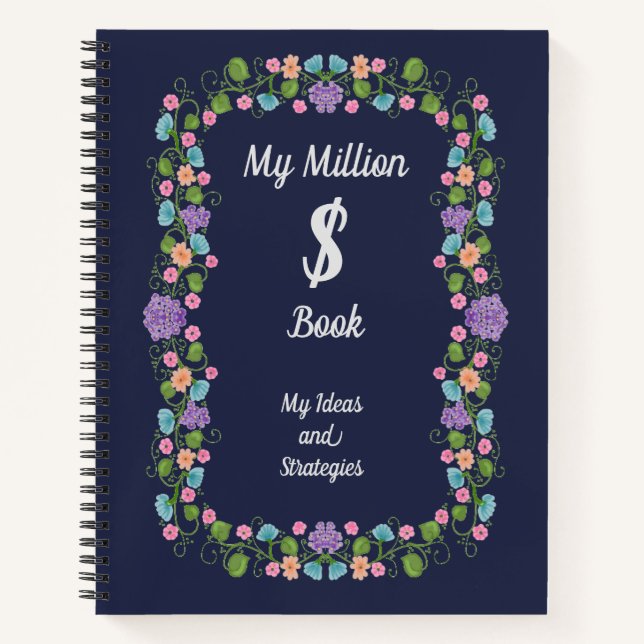 Notebook, behalten Überblick über Ihre Millionen Notizbuch (Vorderseite)