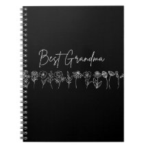 Notebook - Bestes Oma-Wildblumen-Journal