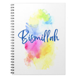 Notebook - Bismillah - farbenfroh Notizblock