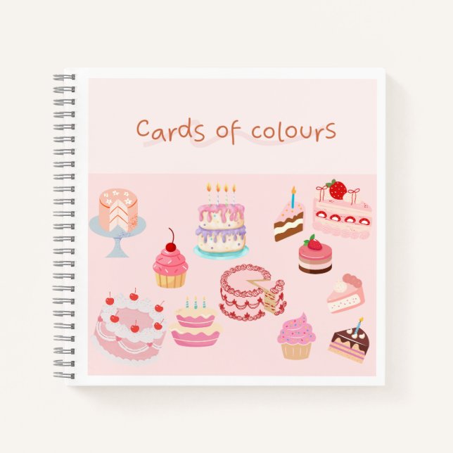 Notebook cake design notizbuch (Vorderseite)