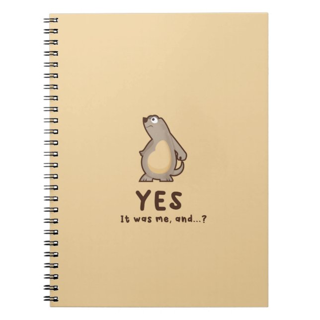 Notebook - Der Biber Notizblock (Vorderseite)