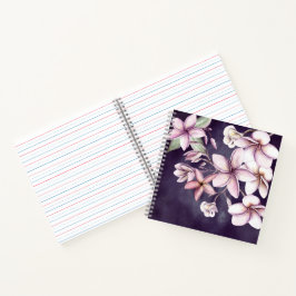 Notebook der Dusky Plumeria Notizbuch