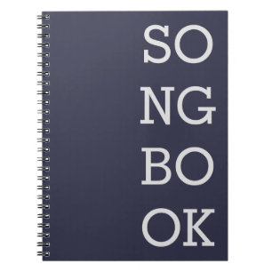 Notebook des Songwriters Notizblock