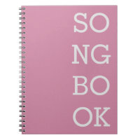 Notebook des Songwriters - Rosa