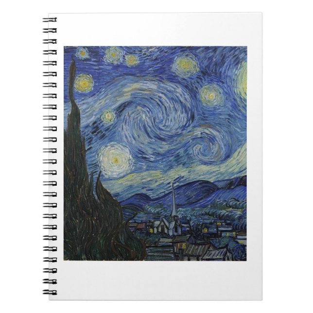 Notebook - Die Sternennacht Notizblock (Vorderseite)