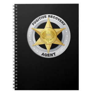 NOTEBOOK ERHOLUNG AGENT ABZEICHEN NOTIZBLOCK