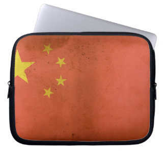 Notebook-Fall mit chinesischer Flagge Laptopschutzhülle