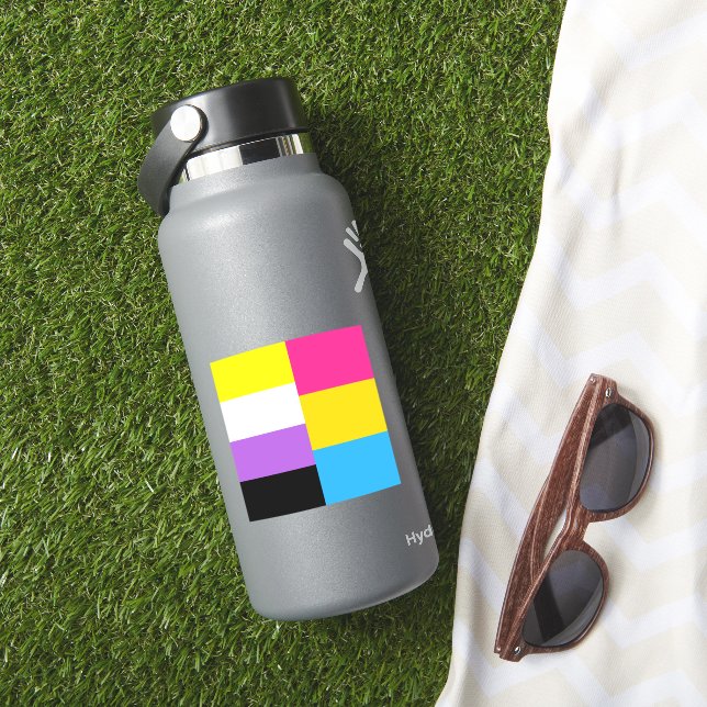 Notebook-Flag mit doppeltem Prix, nicht binär Aufkleber (HydroFlask Insitu)