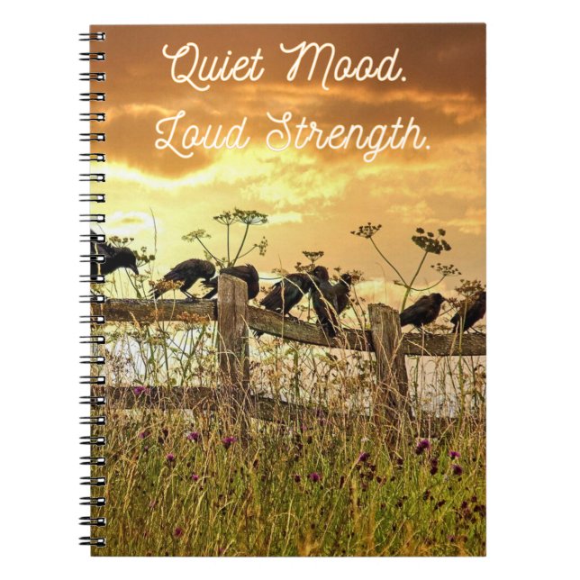 Notebook for When You Just Need to Feel Strong  Notizblock (Vorderseite)