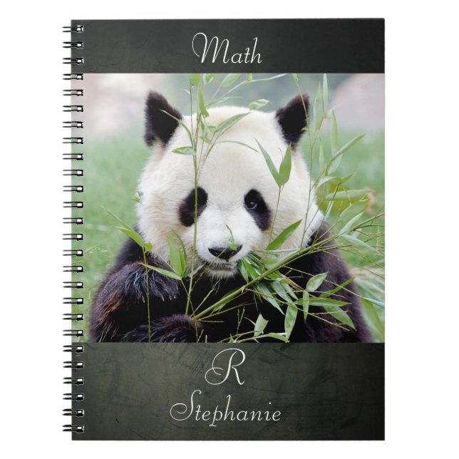 Notebook Foto Riesenpanda , Tiere 0290. Notizblock (Vorderseite)
