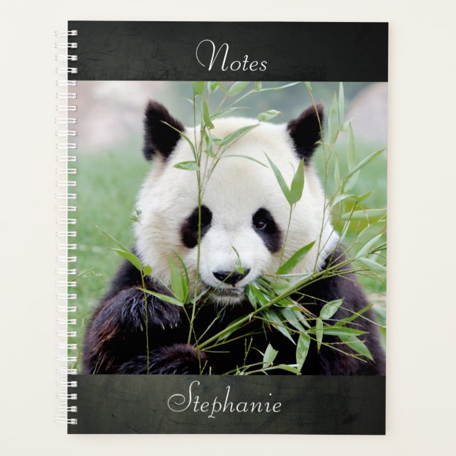 Notebook Foto Riesenpanda , Tiere 04. Notizbuch Planer (Vorderseite)