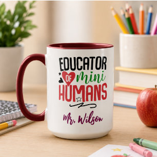 Notebook für Erzieher von Mini-Menschen – Lustiger Tasse