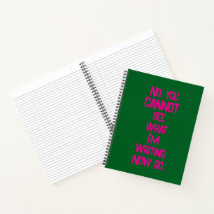 Notebook für Personen, die die Privatsphäre der Li Notizbuch