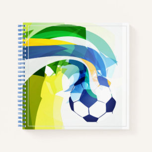 Notebook-Fußball Notizbuch