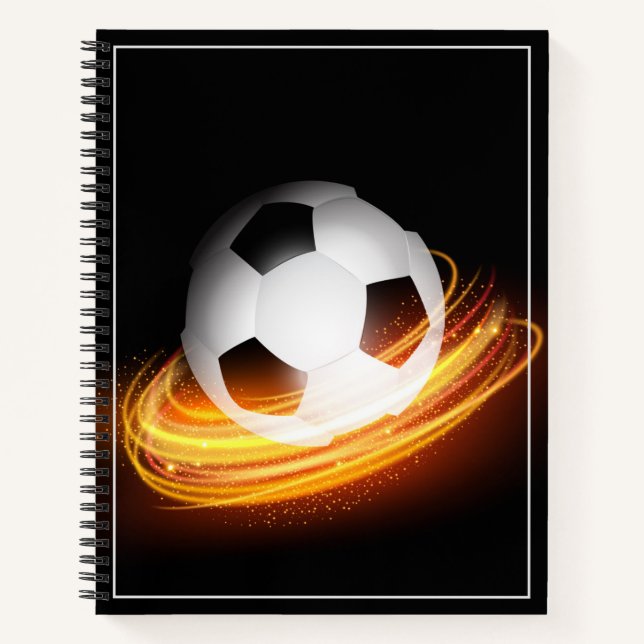Notebook-Fußball Notizbuch (Vorderseite)