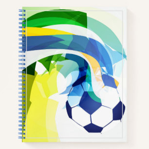 Notebook-Fußball Notizbuch