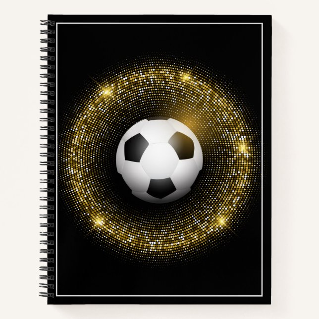 Notebook-Fußball Notizbuch (Vorderseite)