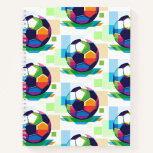 Notebook-Fußball Notizbuch