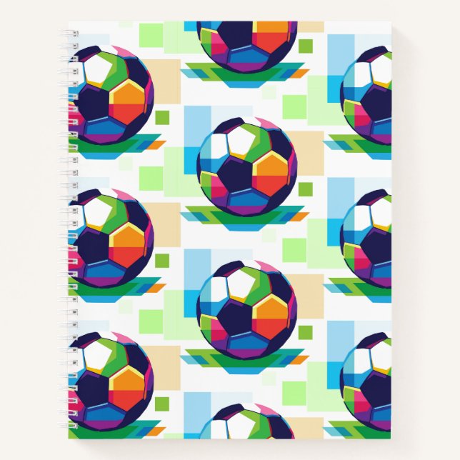 Notebook-Fußball Notizbuch (Vorderseite)