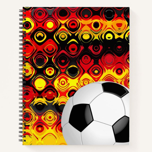 Notebook-Fußball Notizbuch (Vorderseite)
