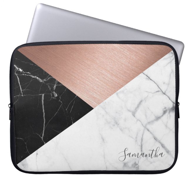 Notebook-Gehäuse mit personalisierter Rose Laptopschutzhülle (Vorderseite)