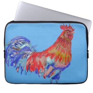 Notebook-Gehäuse mit Rot-Rot-Rooster-Farbe Laptopschutzhülle