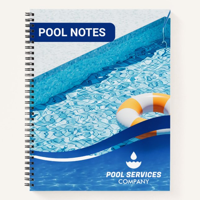 Notebook-Gesellschaft | Schwimmbecken Notizbuch (Vorderseite)