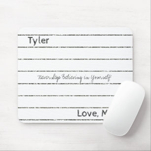 Notebook, Glaube niemals an Maus Pad! Mousepad