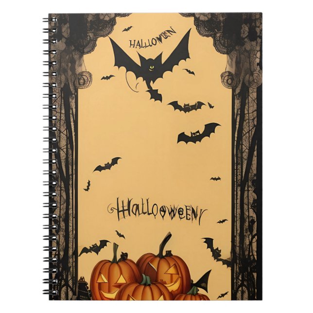 Notebook Halloween Notizblock (Vorderseite)