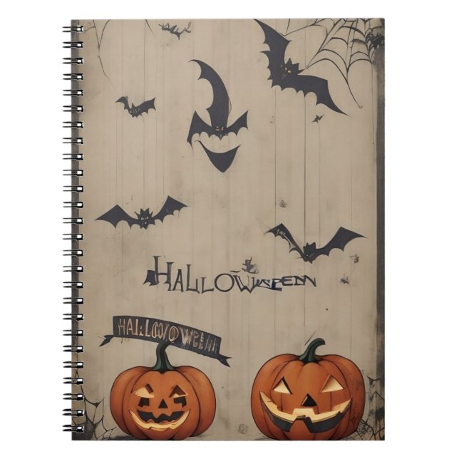 Notebook Halloween Notizblock (Vorderseite)