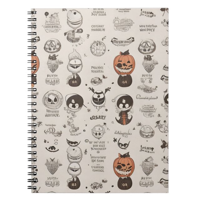 Notebook Halloween Notizblock (Vorderseite)