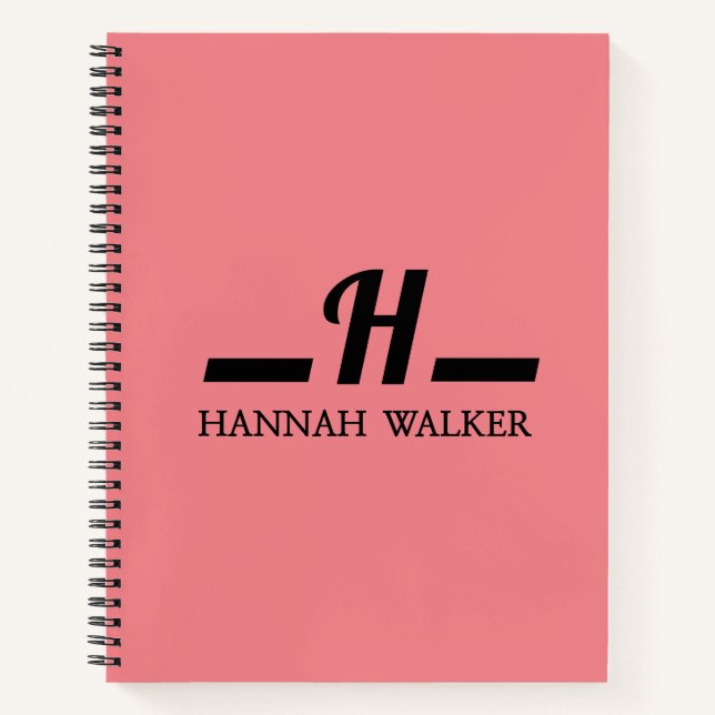 Notebook "HANNAH WALKER" Notizbuch (Vorderseite)