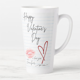 Notebook Happy Valentine's Day Milchtasse